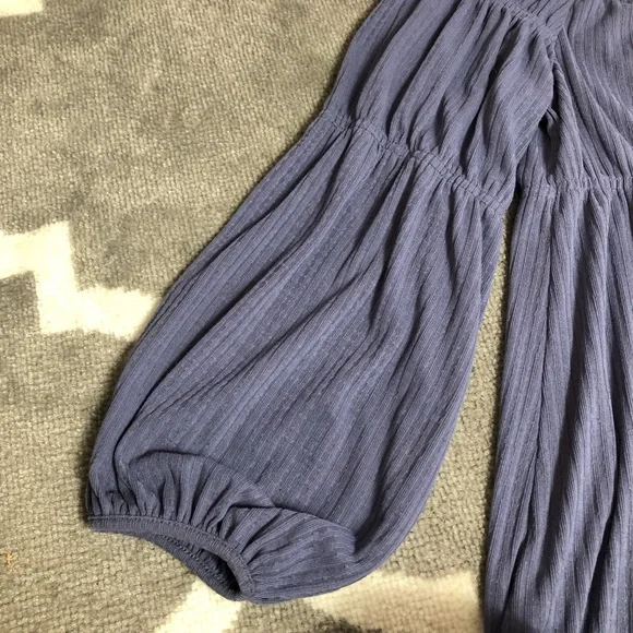 Maurices Blouse Womens 0X (14W) Off shoulder Balloon Sleeve Top Cinch Bust Top - Picture 5 of 11